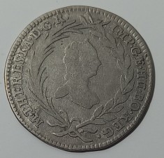 Maria Theresia, 10 Kreuzer 1754, Ag.