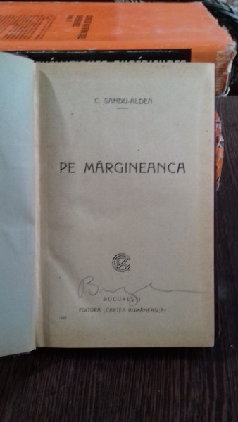 Pe Margineanca - C. SANDU-ALDEA