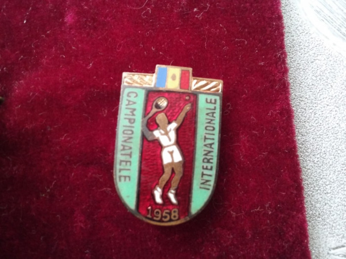 1958 Insigna Campionatele internationale