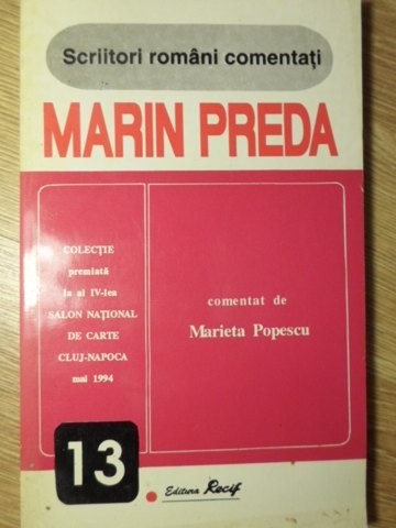 MARIN PREDA-COMENTAT DE MARIETA POPESCU-267079