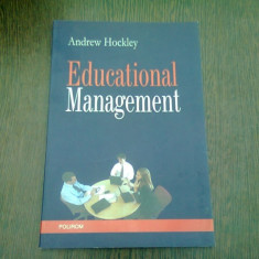 EDUCATIONAL MANAGEMENT - ANDREW HOCKLEY