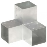 VidaXL Conector de grindă, formă Y, 101 x 101 mm, metal galvanizat