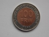 100 FRANCS 2007 RWANDA