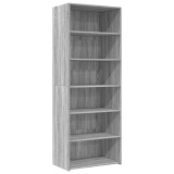 Cumpara ieftin Dulap inalt, sonoma gri, 70x41x185 cm, lemn prelucrat
