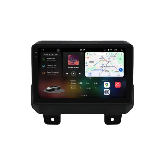 Navigatie Dedicata Jeep Wrangler 4 (2018-2022), 2K, 12Gb Ram, 256Gb Stocare, Carplay