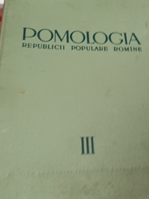 POMOLOGIA REPUBLICII SOCIALISTE ROMANIA VOLUMUL III PARUL ,GUTUIUL foto