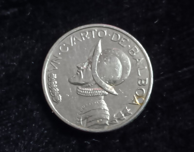 M3 C50 - Moneda foarte veche - 1/4 balboa - Panama - 1983 foto