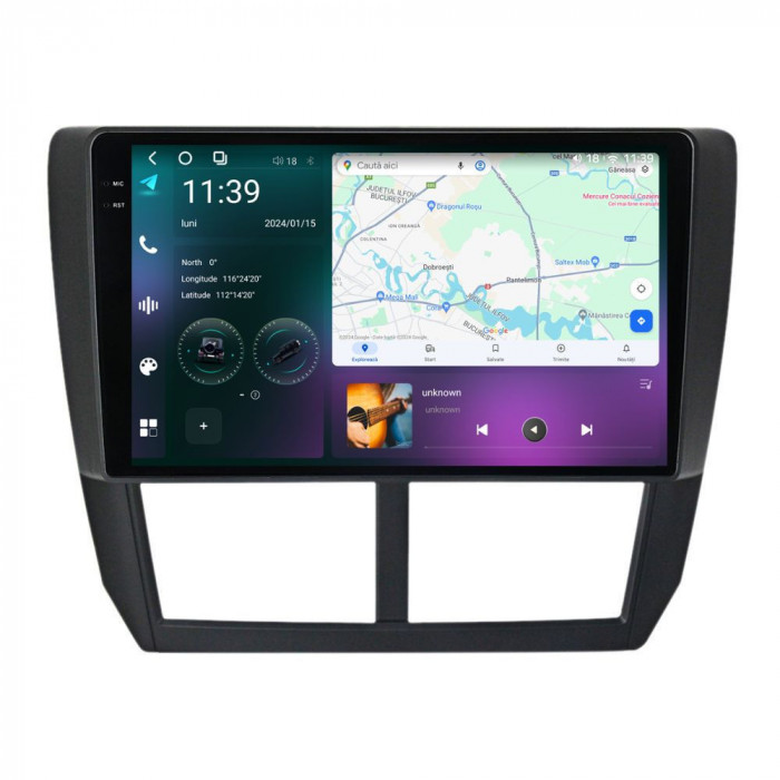 Navigatie dedicata cu Android Subaru Forester 2008 - 2013, 12GB RAM, Radio GPS