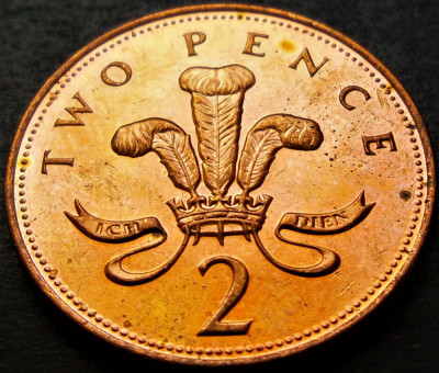Moneda 2 PENCE - ANGLIA, anul 2000 * cod 501 B foto
