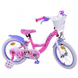 Bicicleta pentru copii E&amp;L Minnie Mouse 16 inch Bow Tie