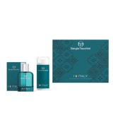 Sergio Tacchini I Love Italy Set cadou pentru Bărbați EDT 50 ml + 100 ml balsam după ras