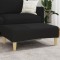 Gossi taburet, negru, 77x55x31 cm, material textil