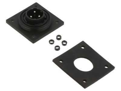 Conector circular IP68, 3 pini foto
