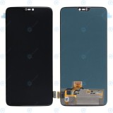 OnePlus 6 (A6000, A6003) Modul display LCD + Digitizer negru