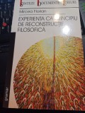 Mircea Florian - Experiența ca principiu de reconstrucție filosofică