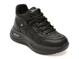 Ghete GRYXX negre, 5K718, din piele ecologica