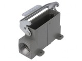 Carcasă pentru conectori HDC D16A cu clichet PG21