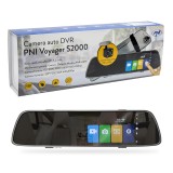 Resigilat : Camera auto DVR PNI Voyager S2000 Full HD incorporata in oglinda retro