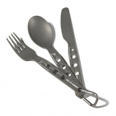 Set tacamuri camping din aluminiu anodizat, Sea To Summit, Alphaset Cutlery Set, (cutit, furculita, lingura) foto