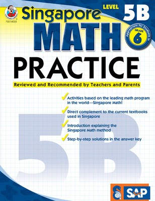Singapore Math Practice Level 5B, Grade 6 foto