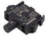 Element iluminare LED Siemens SIRIUS ACT 22mm Albastru 24V DC Cleme cu arc