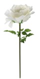 Set 4 Trandafiri artificiali albi verzi 75 x 170 cm