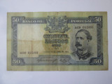 Rara! Portugalia 50 Escudos 1953,bancnota din imagini