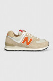 New Balance sneakers 574 culoarea bej U574HBO