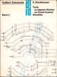 C4511N Texte zu eigenen Werken zur Kunst Anderer Aktuelles Band 2 Aufs&auml;tze 1952-1962 zur musikalischen Praxis von Karlheinz Stockhausen