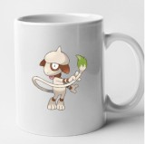 Cana alba personalizata Alolan Marowak, INOVATIX&reg;. 330ml