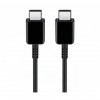 Cablu de Date si Incarcare USB Type-C la USB Type-C Samsung EP-DN970BBE, 5A, 1 m, Negru, Bulk