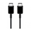 Cablu de Date si Incarcare USB Type-C la USB Type-C Samsung EP-DN970BBE, 5A, 1 m, Negru, Bulk