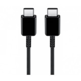 Cablu de Date si Incarcare USB Type-C la USB Type-C Samsung EP-DN970BBE, 5A, 1 m, Negru, Bulk