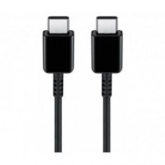 Cablu de Date si Incarcare USB Type-C la USB Type-C Samsung EP-DN970BBE, 5A, 1 m, Negru, Bulk