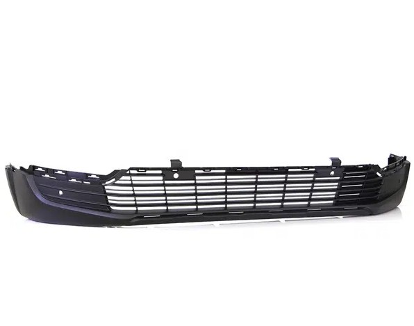 Grila bara protectie, spoiler Peugeot Partner/Rifter, 06.2018-, model: Rifter, montare fata, centrala, cu gauri senzori parcare (PDC); negru, Textura