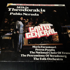 [Vinil] Mikis Theodorakis Pablo Neruda - Canto General - 2LP