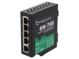 Switch Ethernet Neadministrabil 5 Porturi RJ45 5-30VDC