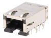 Conector RJ45 Ecranat cu LED 8P8C THT BEL FUSE L834-1G1T-S7 Soclu Retelistica