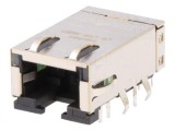 Soclu RJ45 8P8C Ecranat cu LED