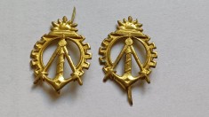 Romania-Semne de arma-Geniu-aurii
