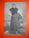 HOPCT 507 S L ILE TUDY-PESCARITA DE SCOICI-MESERII -FEMIE -FRANTA --COSTUM SI COAFURA / COSTUME TRADITIONALE -EUROPA -