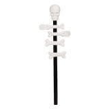 Creion Negru, Fancy, Cu Topper Radiera Craniu, 19 cm, Oem