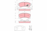 Set placute frana fata TRW GDB3358
