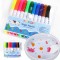 Markere magice pentru desen pe apa, set 11 culori, lingurita ceramica