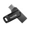 SanDisk - Memory Stick (SDDDC3-128G-G46) - USB 3.2 la Type-C FlashDrive, 128GB, Read 150MB/s, Write 100MB/s - Black