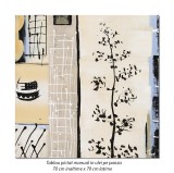 Cumpara ieftin Tablou pictat manual, Decor japonez (1) - 70x70cm pictura ulei pe panza
