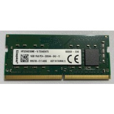 Memorie ram Laptop Kingston 16GB, DDR4, 1Rx8, PC4-3200AA, 3200Mhz, HP32D4S2S8ME-16, PC4-25600, CL22, Non-ECC, sodimm, 260 pini