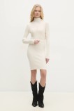 Answear Lab rochie și cardigan culoarea bej