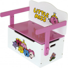 Mobilier 2 in 1 pentru depozitare jucarii Little Miss foto