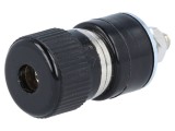 Soclu Banană 4mm Negru 30A 60VDC